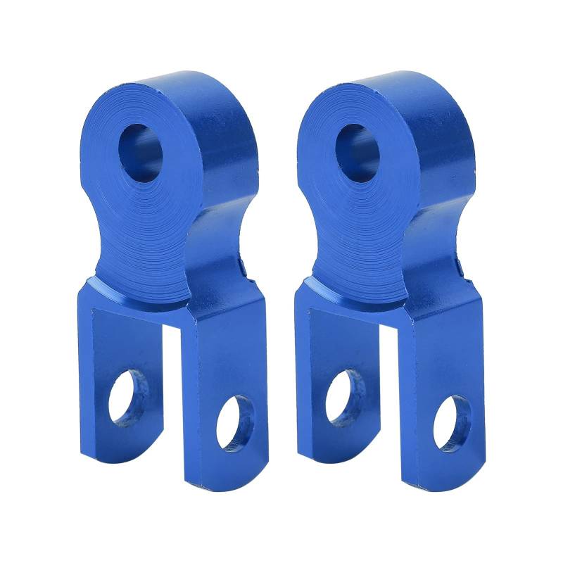 Dyocoag -Stoßdämpfer Aluminiumlegierung Extender Riser M10 Montageloch 2pcs für Motorrad (Blau) von Dyocoag