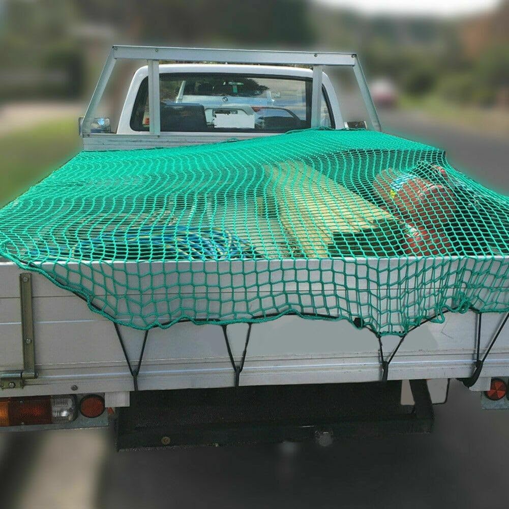 Starkes Gepäcknetz für Anhänger, LKW-Bett zur Sicherung von Sportgeräten, Haustierbedarf und mehr (2,5 x 3,5 m) von DystopiaWorld