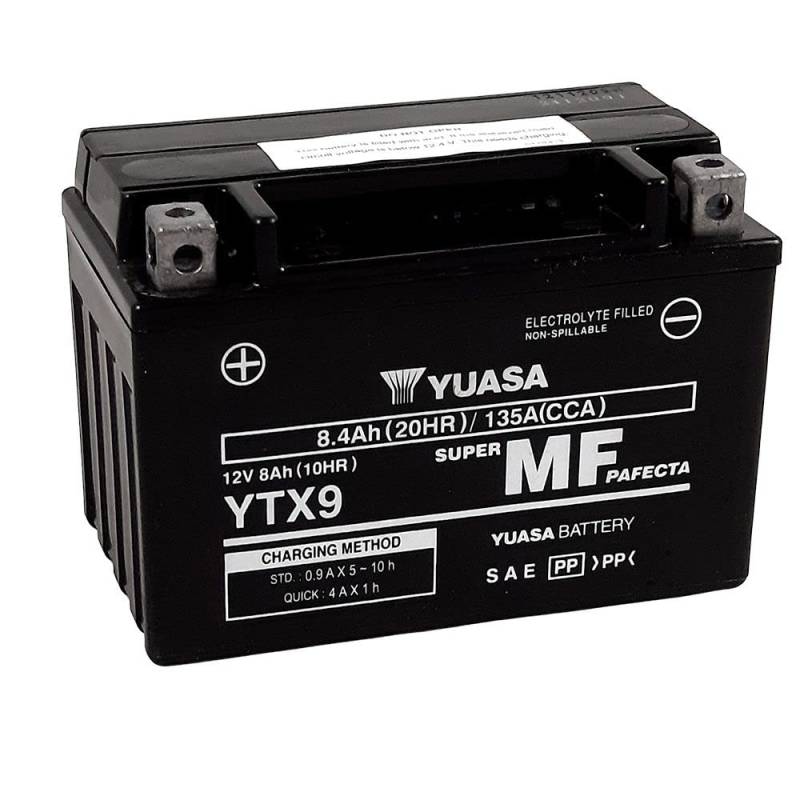 Batterie Yuasa YTX9-BS vorgeladen BENELLI TRK 502 X LEONCINO 500 BN 302 502C von E-BIKERS