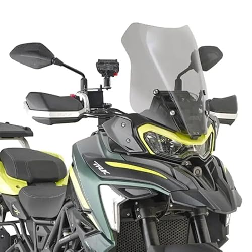 E-BIKERS D8717S Windschild - Benelli TRK 702 / X 2023-2024 - Rauchgrau, Modern, Acryl, In-kanal, Motorrad von E-BIKERS