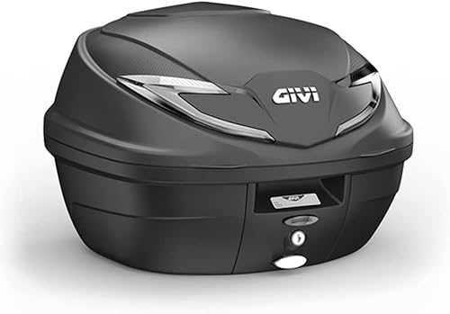 E-BIKERS Givi Top Case B360NT2 - 36 Liter Universalplatte und Rückenlehne inklusive - Topcase für Motorrad / Scooter - Monolock-Platte und E131S Rückenpolster - Italienischer Qualitätsstandard von E-BIKERS