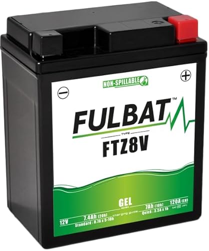 FTZ8V YTZ8V Gel-Batterie kompatibel mit PCX SH ESP 125 150 (2012 2013 2014 2015 2016) von E-BIKERS