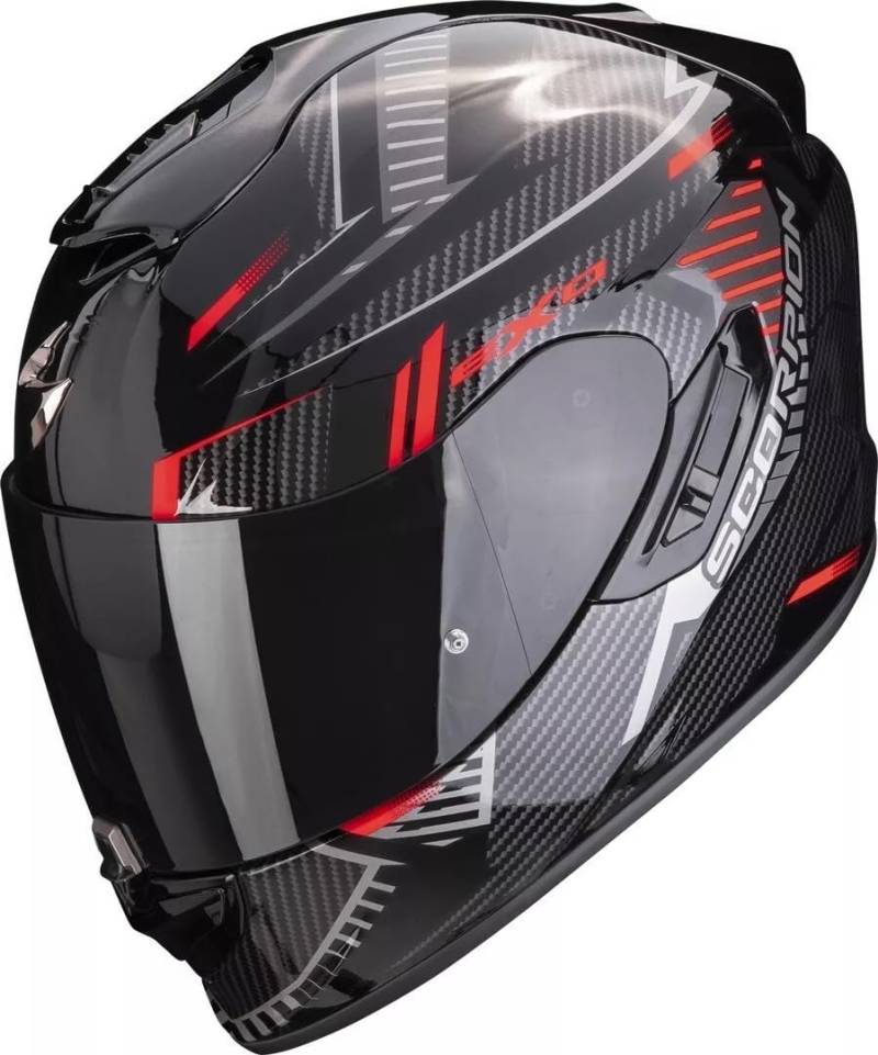 Integralhelm Scorpion Exo 1400 Evo Air Shell schwarz rot Größe L von E-BIKERS