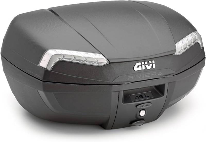 Top Case GIVI Topcase E46NT Riviera mit Monolock-Platte inklusive E46 NT Scooter Motorrad von E-BIKERS