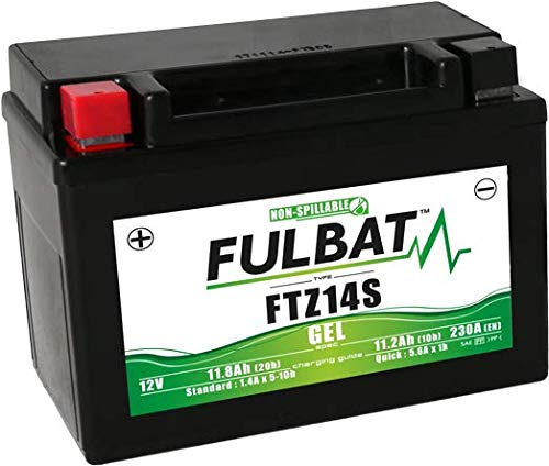 YTZ14S FULBAT GEL-Batterie HONDA TRANSALP 700 DEAUVILLE 700 DN-01 NC INTEGRA 750 von E-BIKERS