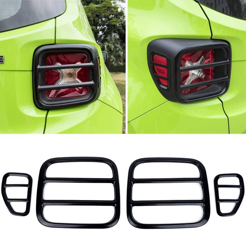 Rücklichtabdeckung Trim Rücklicht-Schutzabdeckung Für Jeep Renegade 2015 2016 2017 2018 2019 2020 von E-cowlboy