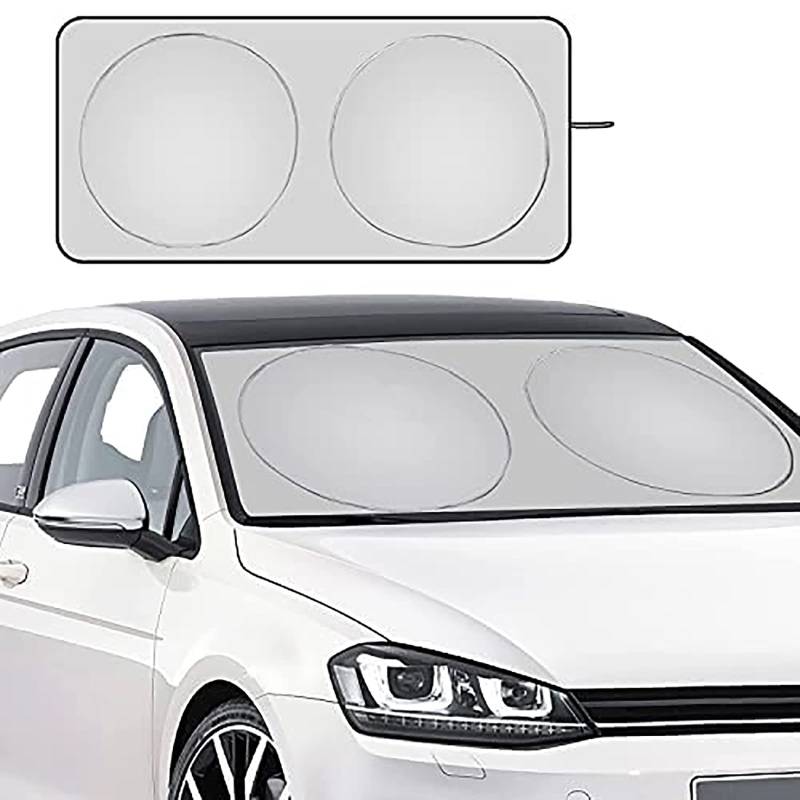 Auto Windschutzscheibe Sonnenblende Für Citroen C-Elysee 2012-2024, Sonnenschutz Frontscheibe, Car Windshield Sun Shade, Frontscheibenabdeckung UV Schutz Zubehör,A/150 * 70 von EABEAHZZ