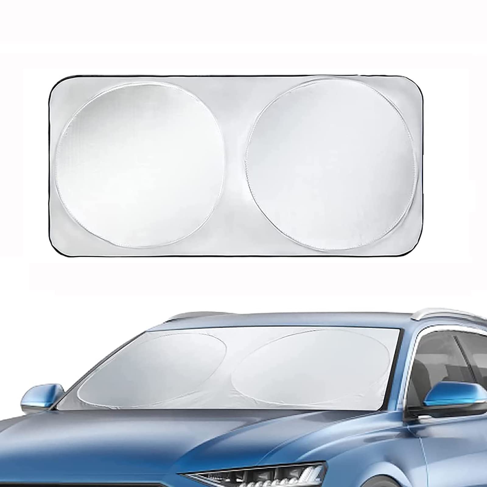 Auto Windschutzscheibe Sonnenblende Für Dacia Lodgy 2012-2023, Sonnenschutz Frontscheibe, Car Windshield Sun Shade, Frontscheibenabdeckung UV Schutz Zubehör, D/165 * 80 von EABEAHZZ