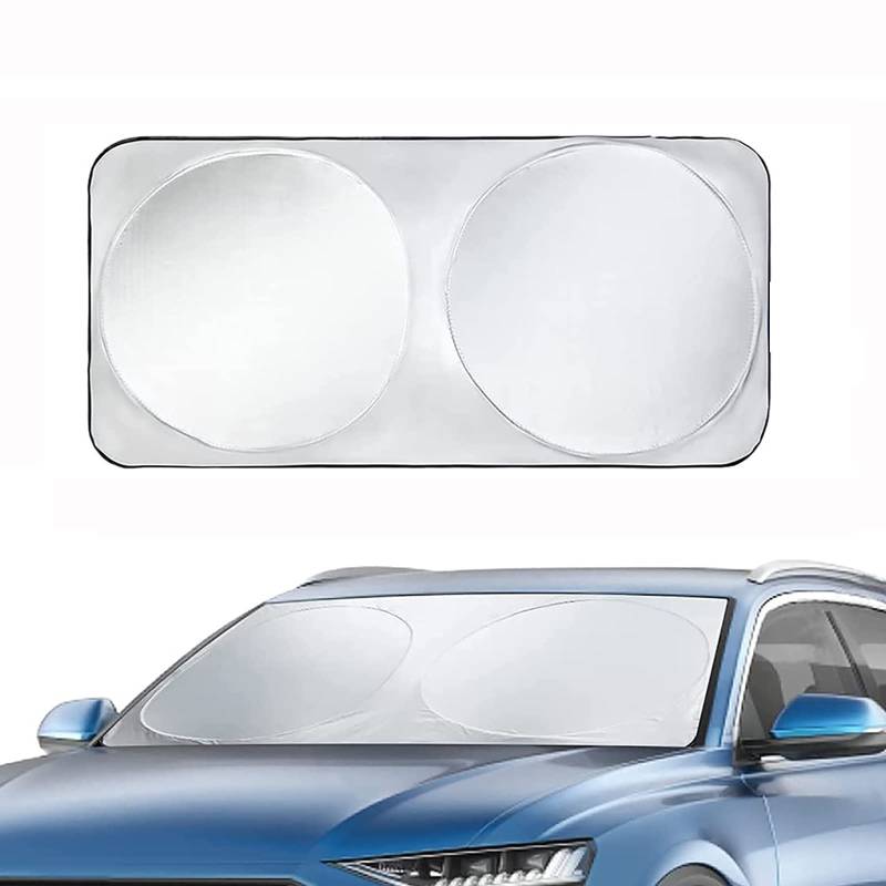 Auto Windschutzscheibe Sonnenblende Für Dacia Lodgy 2012-2024, Sonnenschutz Frontscheibe, Car Windshield Sun Shade, Frontscheibenabdeckung UV Schutz Zubehör, D/165 * 80 von EABEAHZZ