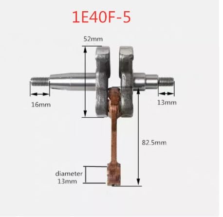 Werkzeugzubehör Freischneider-Trimmer-Kurbelwelle, Gartenwerkzeugteile für 43CC 52CC 1E44F-5 44F-5 44-5 BG520 CG520 CG430 1E40F-5 40-5 BG CG 430 520(Fit 40-5 BG430) von EAGHADEK