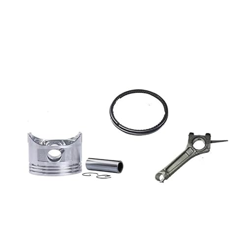 Werkzeugzubehör Kolben + Pleuelstange Kit (mit Kolben, Ring, Clip, Stift, Pleuelstange) für 152F 2,5 PS 97CC Benzinmotor, 1KW Teile von EAGHADEK