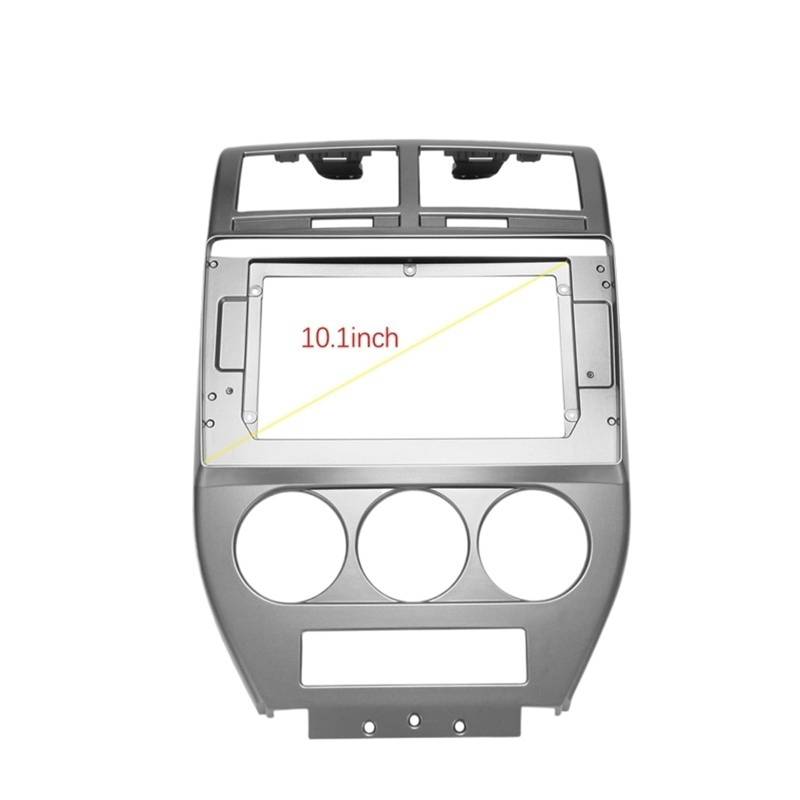 Autosoundrahmen 10,1 Zoll 2-Din-Autoradio-Radioblende Audiorahmen GPS-Navigationspanel Armaturenbrettadapter/Passend for 2007-2010 DODGE CALIBER Autosoundsystemrahmen von EAKNFD