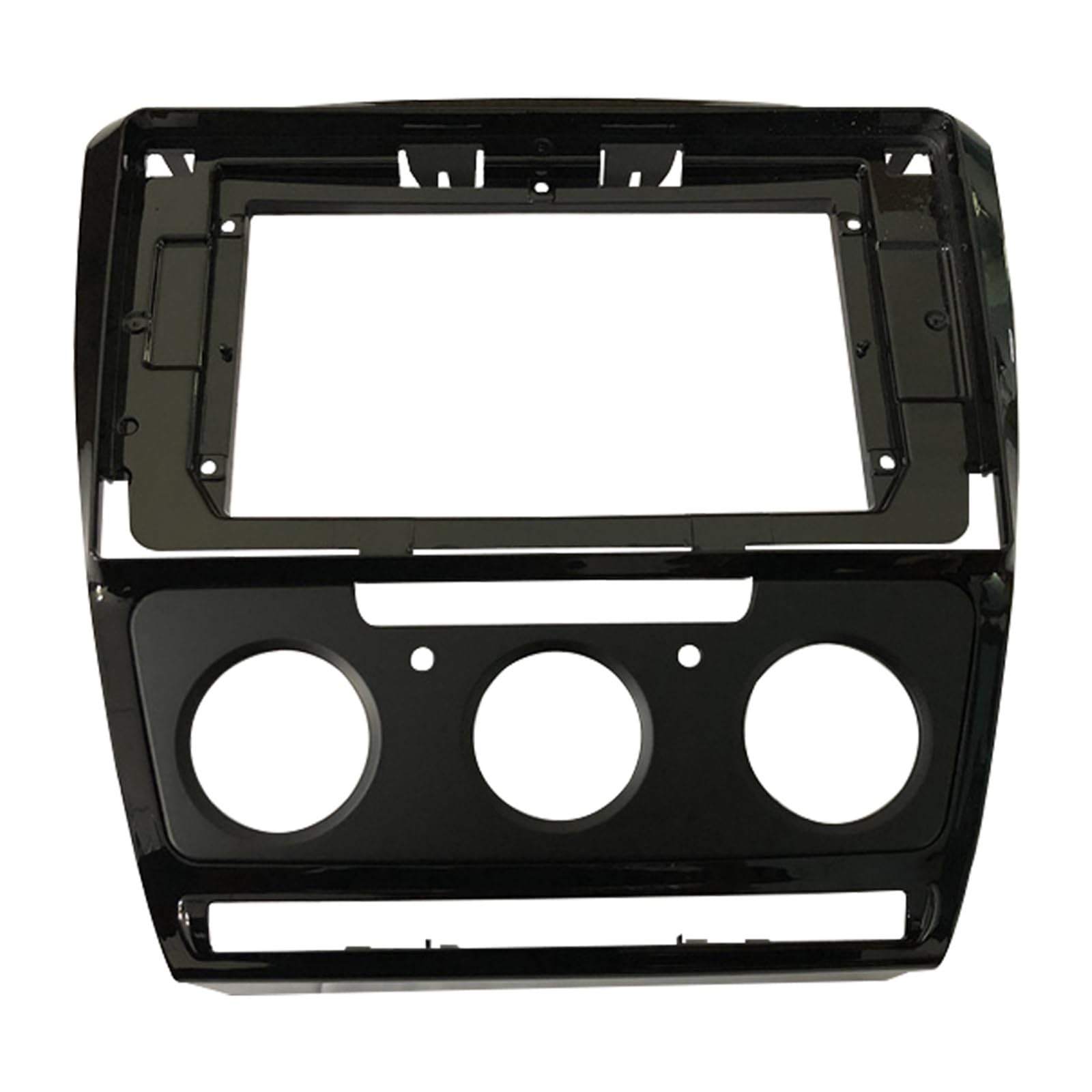 Autosoundrahmen 2-Din-Auto-DVD-Rahmen, Audio-Einbauadapter, Armaturenbrettverkleidung, 10,1 Zoll, passend for Skoda Octavia 2007–2014, Doppel-Din-Radio-Player Autosoundsystemrahmen(Frame 2007-09-Auto, von EAKNFD