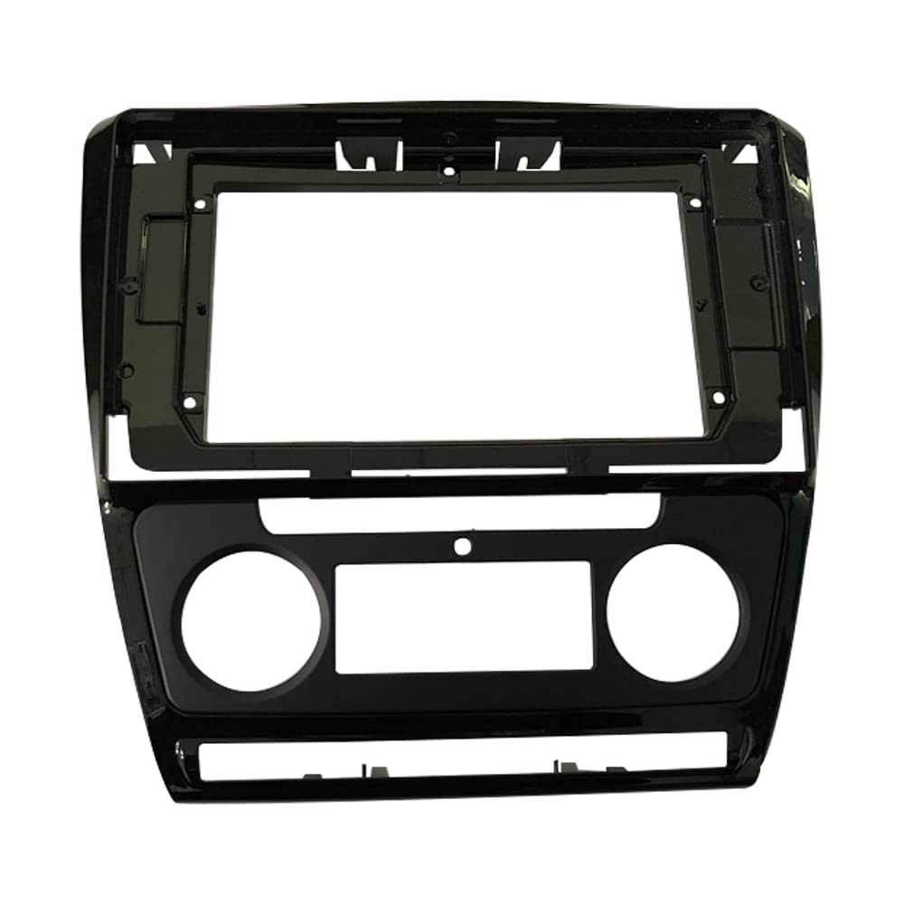 Autosoundrahmen 2-Din-Auto-DVD-Rahmen, Audio-Einbauadapter, Armaturenbrettverkleidung, 10,1 Zoll, passend for Skoda Octavia 2007–2014, Doppel-Din-Radio-Player Autosoundsystemrahmen(Frame 2010-14-Auto, von EAKNFD