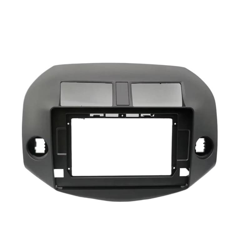 Autosoundrahmen 2Din 9/10,1 zoll Auto DVD Rahmen Audio Fitting Adapter Dash Trim Kits Facia Panel/Fit for Toyota RAV4 2007-2012 Doppel Din Radio Player Autosoundsystemrahmen(Only Black Frame) von EAKNFD