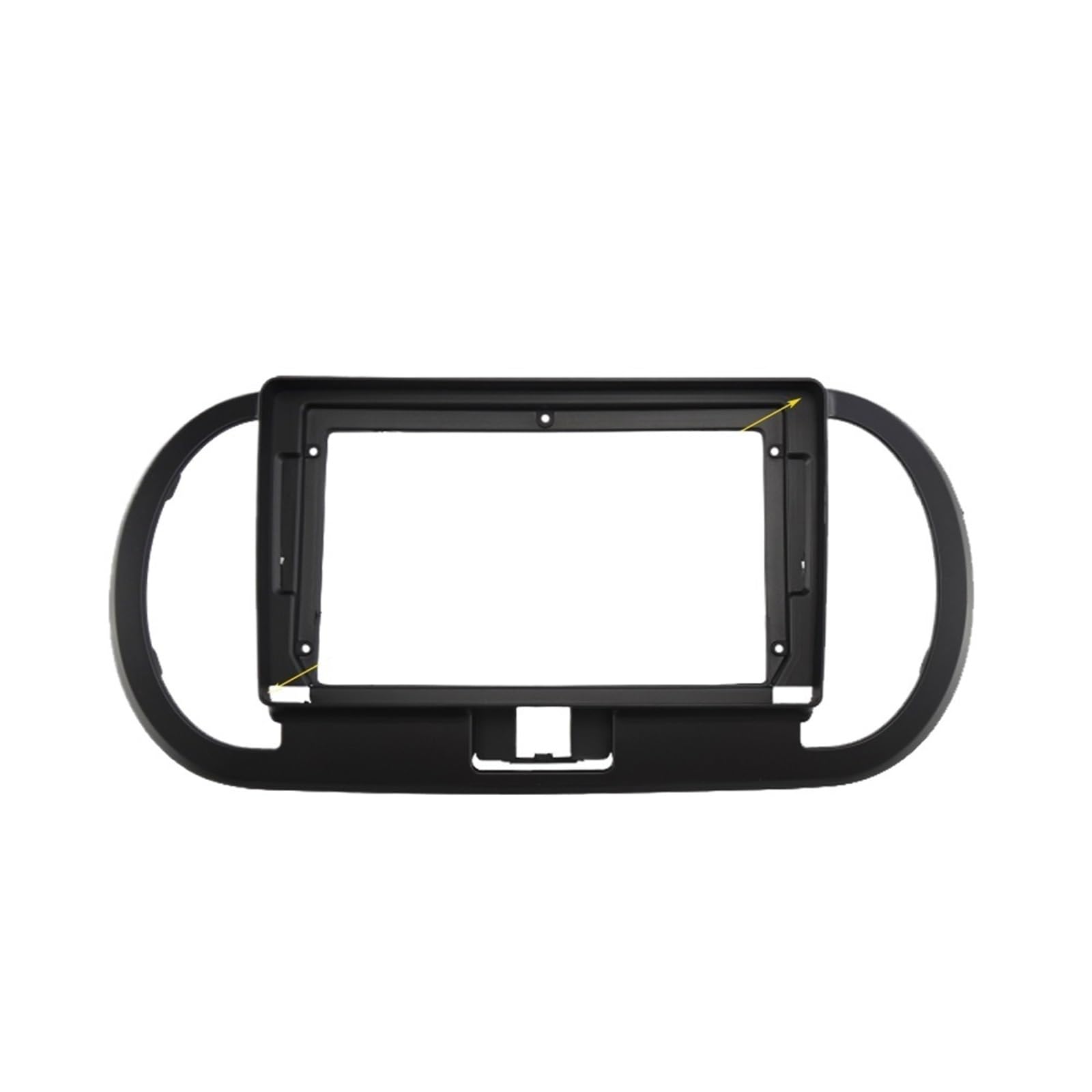 Autosoundrahmen 9-Zoll-Auto-Audiorahmen GPS-Navigationsblende Auto-DVD-Kunststoffrahmen Blende/Passend for 2006-2011 Nissan MOCO Autosoundsystemrahmen(Only frame) von EAKNFD