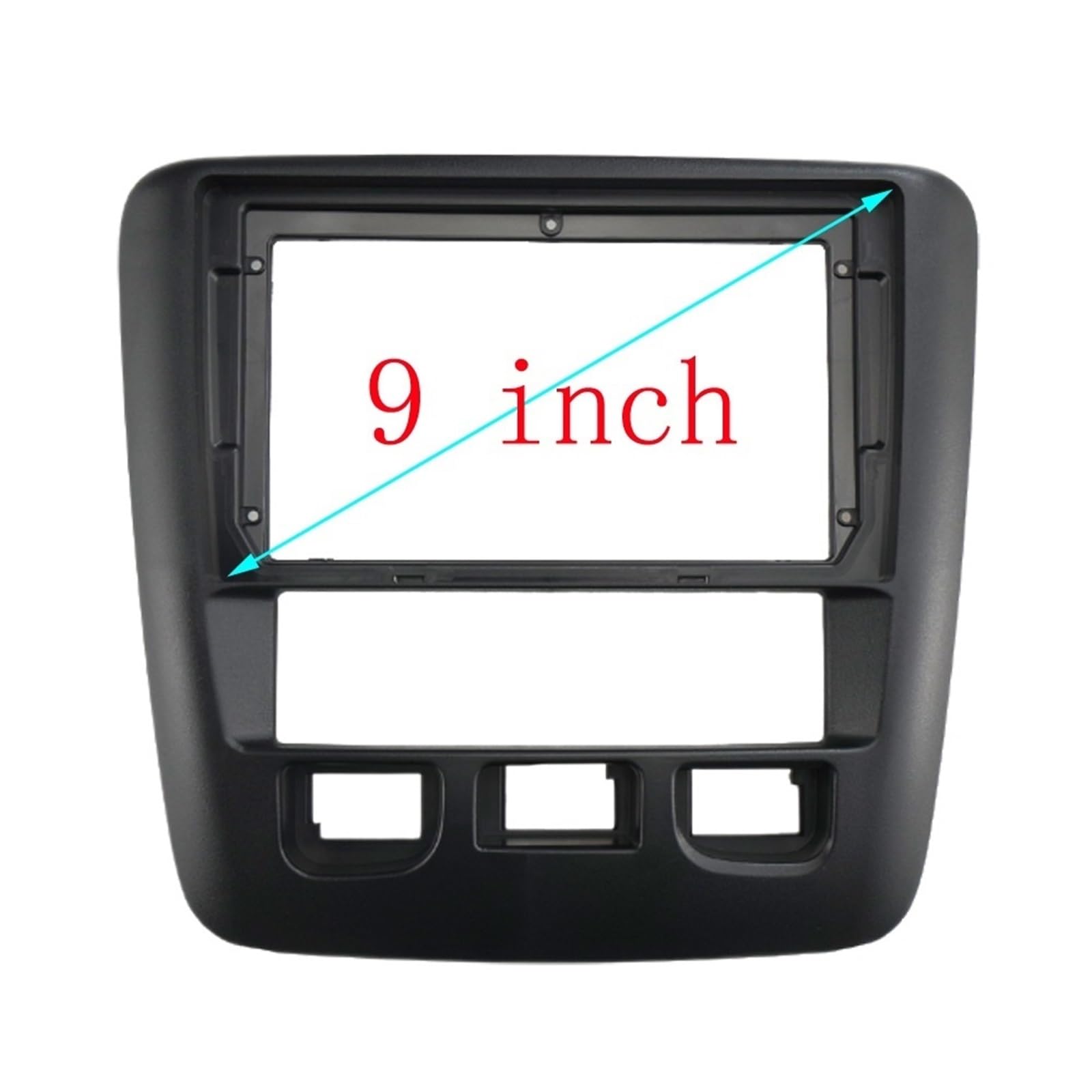 Autosoundrahmen 9-Zoll-Autoradio-Blende/Passend for Nissan Prairie Liberty 1998-2004 DVD-Player-Einbaublende Head Unit Panel Audiorahmenblende Autosoundsystemrahmen von EAKNFD