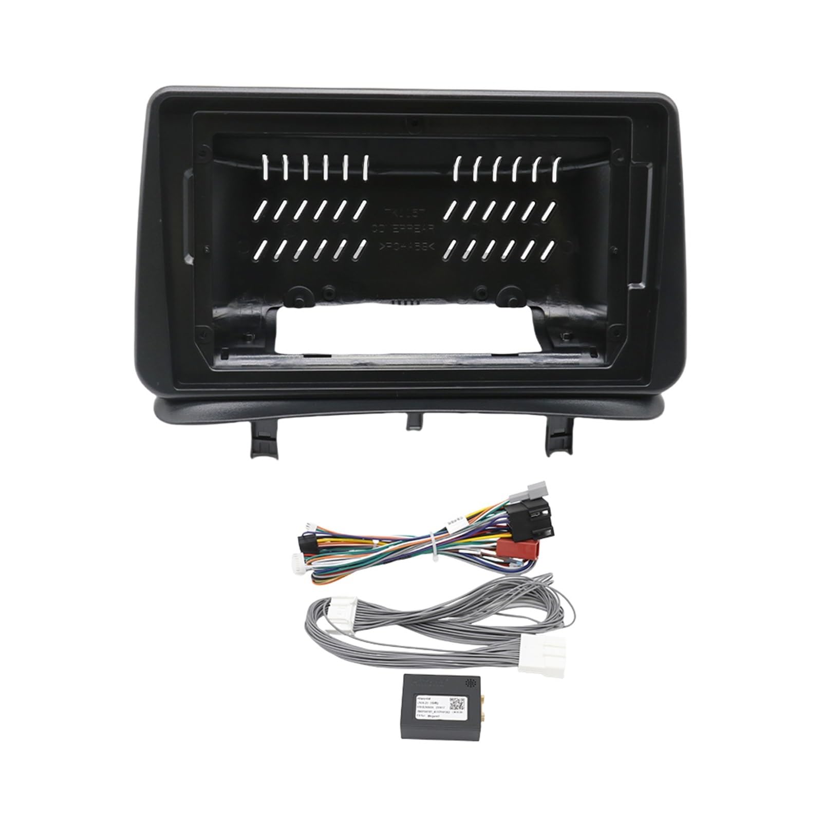 Autosoundrahmen 9-Zoll-Autorahmen-Blendenadapter Canbus-Box/Passend for Android-Radio-Audio-Armaturenbrett-Einbausatz Renault Clio 3 2005-2014 Autosoundsystemrahmen(Frame Cable Canbus) von EAKNFD