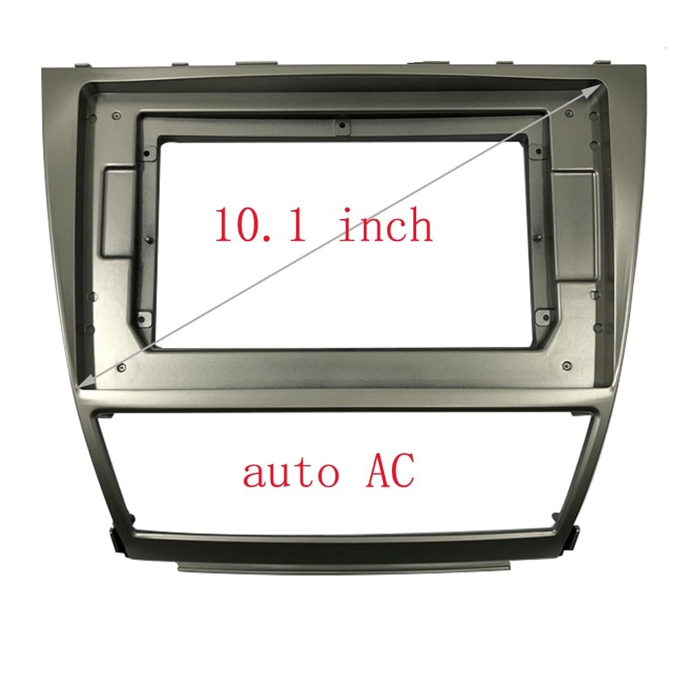 Autosoundrahmen Auto Radio Audio Fascia Rahmen Adapter/Fit for Toyota Camry 40 2006-2011 10,1 "Großen Bildschirm 2Din Stereo Platte Panel Dash Mount Kit Autosoundsystemrahmen(Only Frame-AT) von EAKNFD