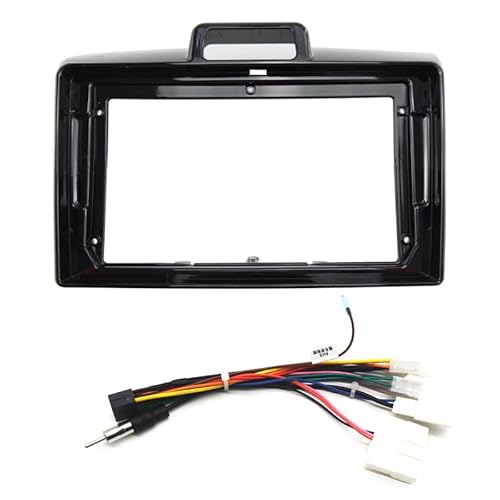 Autosoundrahmen Autoradio-Rahmen-Set, passend for Toyota COROLLA AXIO 2/ FIELDER 3 E160 2012–2021, Auto-Stereo-Installation, Armaturenbrett-Einbaublende Autosoundsystemrahmen(Fascia and cable) von EAKNFD