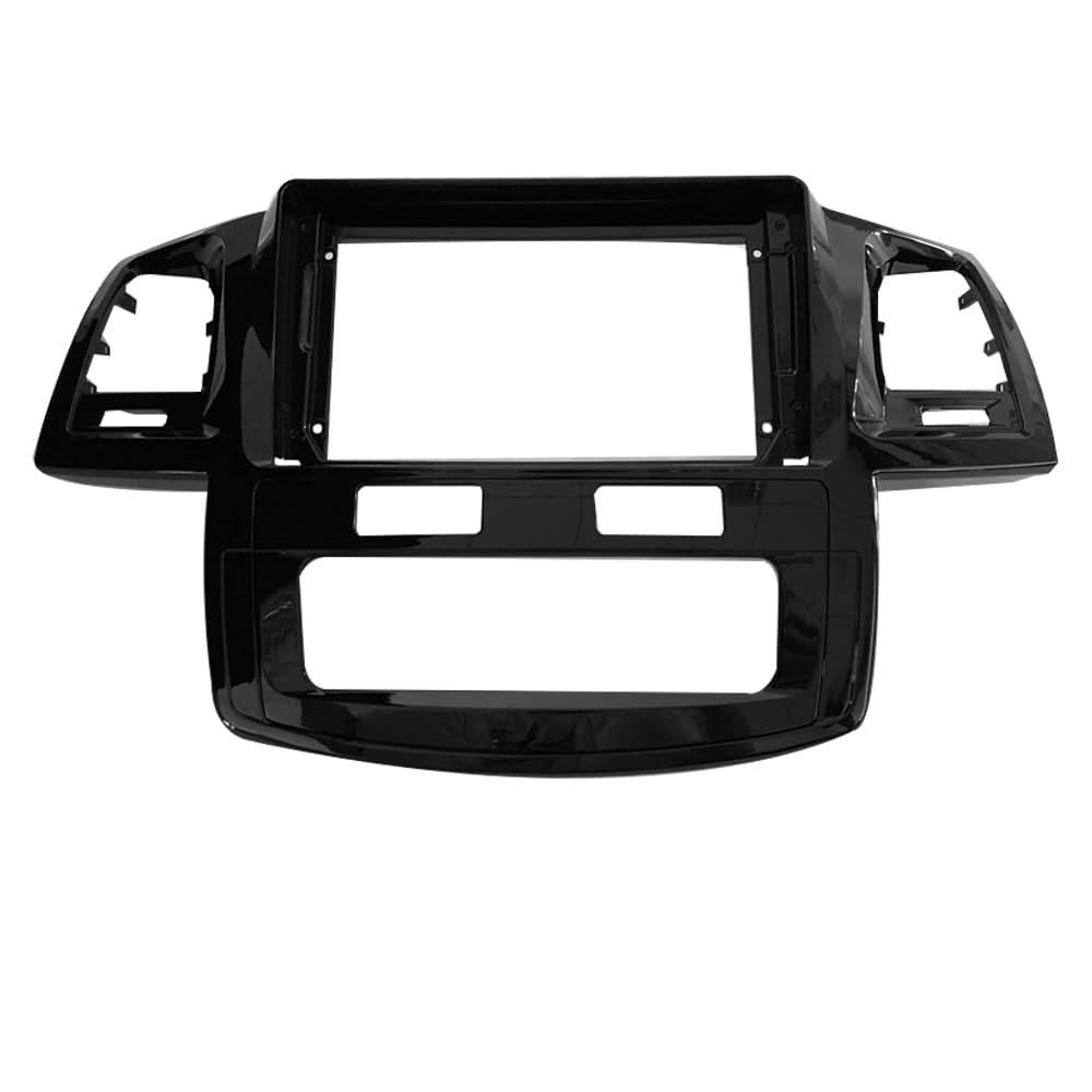 Autosoundrahmen Autorahmen 9-Zoll-Big-Screen-Blende-Panel-Adapter/Passend for Toyota Hilux Fortuner 2005-2014 2 Din Dash Audio Fitting Kit Autosoundsystemrahmen(2007-2014 Auto,Frame an cord) von EAKNFD