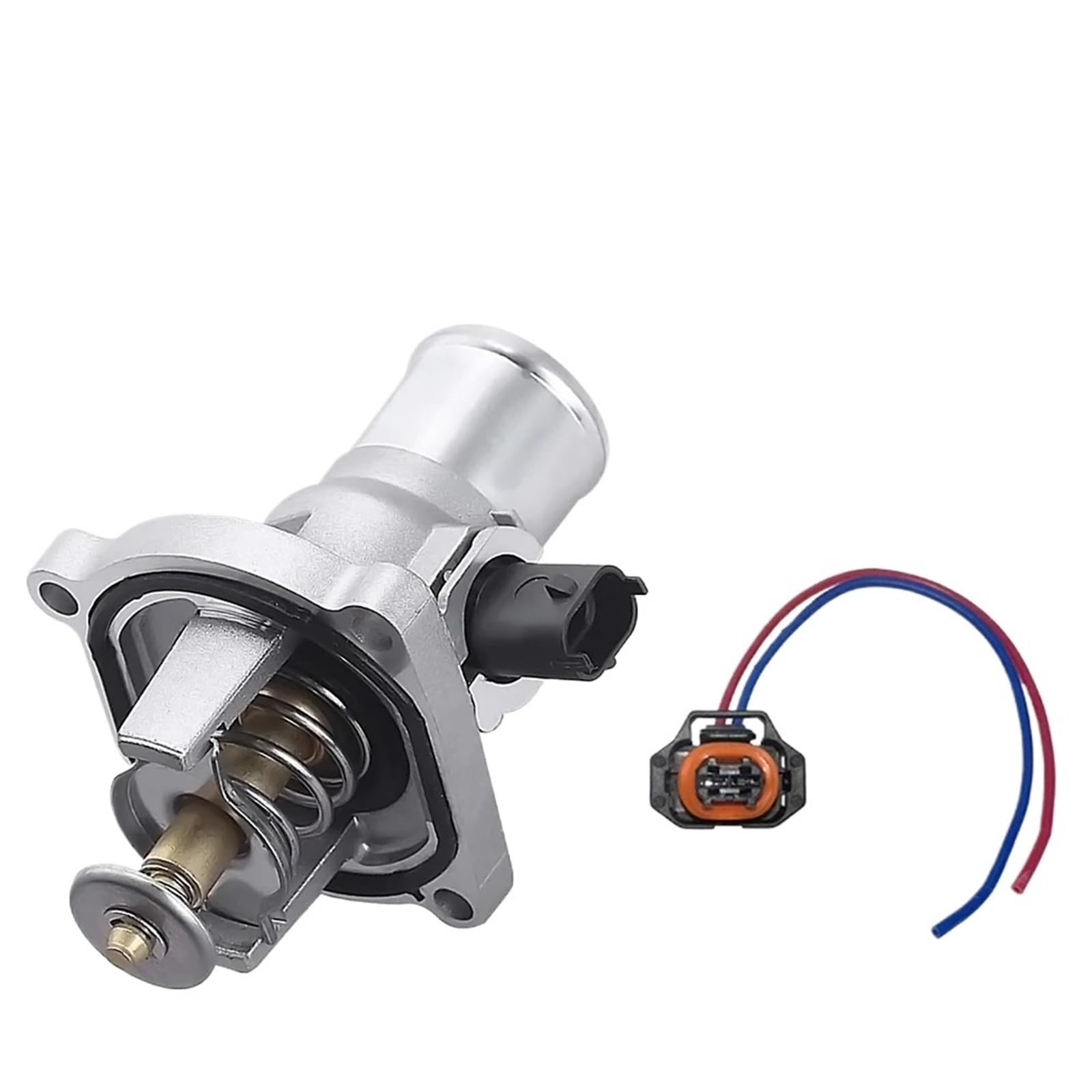 Kühlmittel Thermostat Motorkühlmittelthermostat/Passend for Vauxhall Astra Meriva Vectra C Zafira Opel 1.6 1.8 24405922 55578419 25193683 25199828 55564891 Autothermostat - Ersatzteil(1 pcs and Plug von EAKNFD