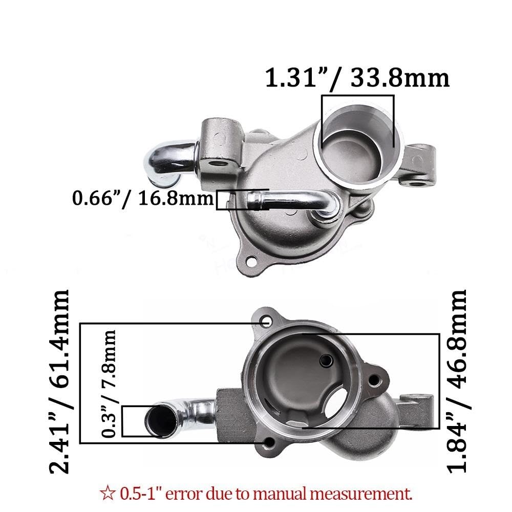 Kühlmittel Thermostat Thermostatgehäuse 17690 80JA0 / Passend for Suzuki Ignis Swift SX4 1,6 1,8 EZ 1,5 2005-2011 RS415 M16A M18A M13A 17690-80JA0 17690-63J00 Autothermostat - Ersatzteil(1 Set (2pcs)) von EAKNFD