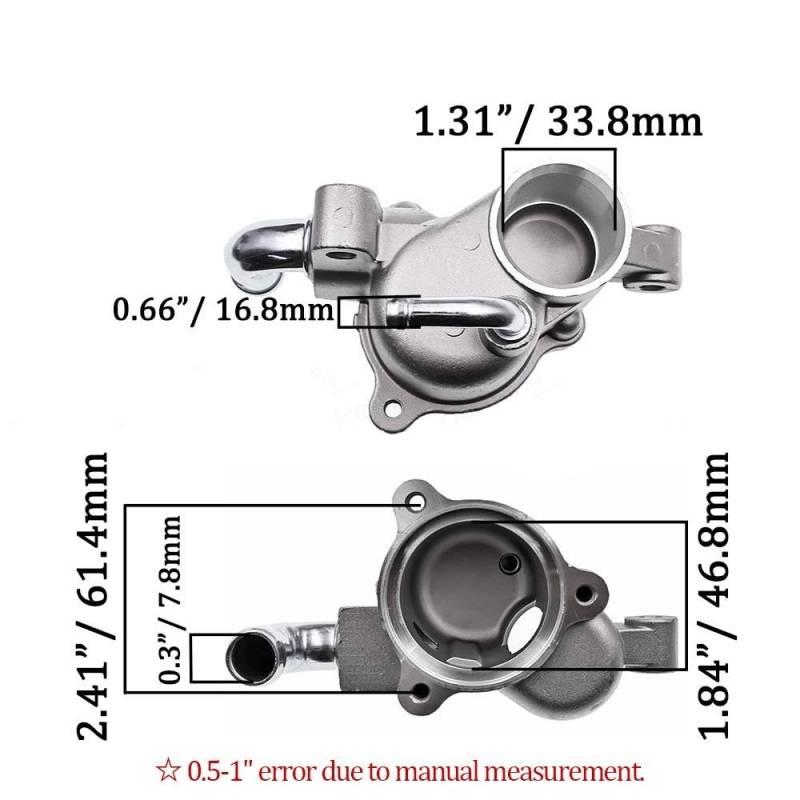 Kühlmittel Thermostat Thermostatgehäuse 17690 80JA0 / Passend for Suzuki Ignis Swift SX4 1,6 1,8 EZ 1,5 2005-2011 RS415 M16A M18A M13A 17690-80JA0 17690-63J00 Autothermostat - Ersatzteil(17690-80JA0) von EAKNFD