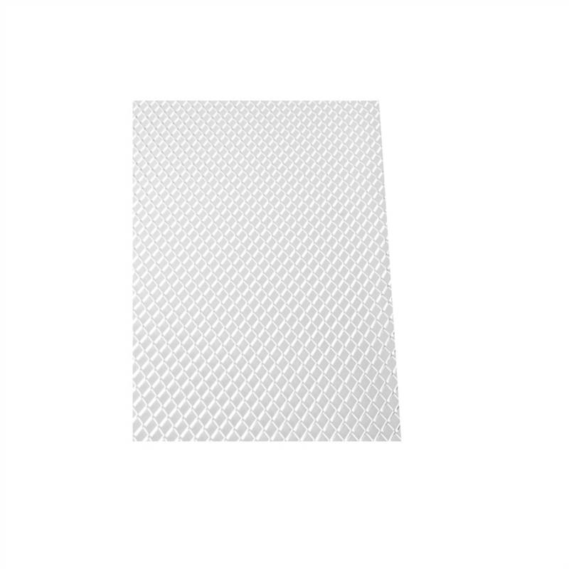 Auto Kühlergrill Mesh,Kühlergrill Gitter 100x33cm Universal Auto Styling Lufteinlass Racing Sechseckige Meshed Grille Spoiler Stoßstange Haube Vent Racing Grills Mesh grill Abdeckung (Color : White) von EALLEN