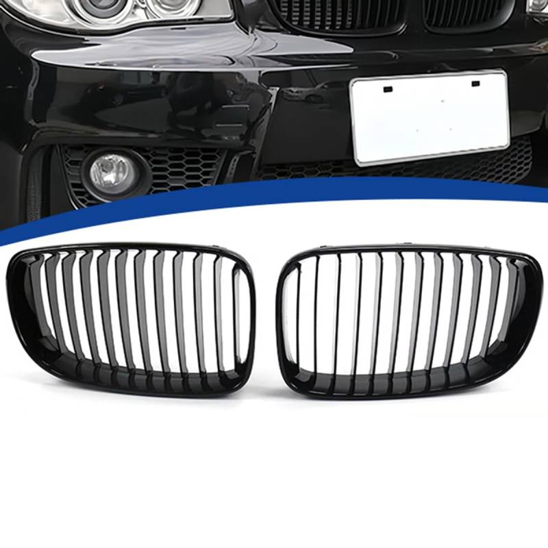 Auto Front Kühlergrill Gitter für BMW 1 Series E81 E87 2008-2011, Verschleißfest Wetterfest Langlebig Gitter Autogrill-Netz Ersatz Tuning Zubehör von EASHAN