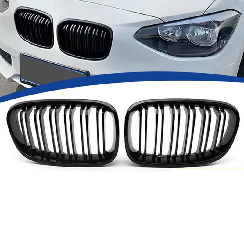 Auto Front Kühlergrill Gitter für BMW 1 Series F20 2012-2014, Verschleißfest Wetterfest Langlebig Gitter Autogrill-Netz Ersatz Tuning Zubehör von EASHAN