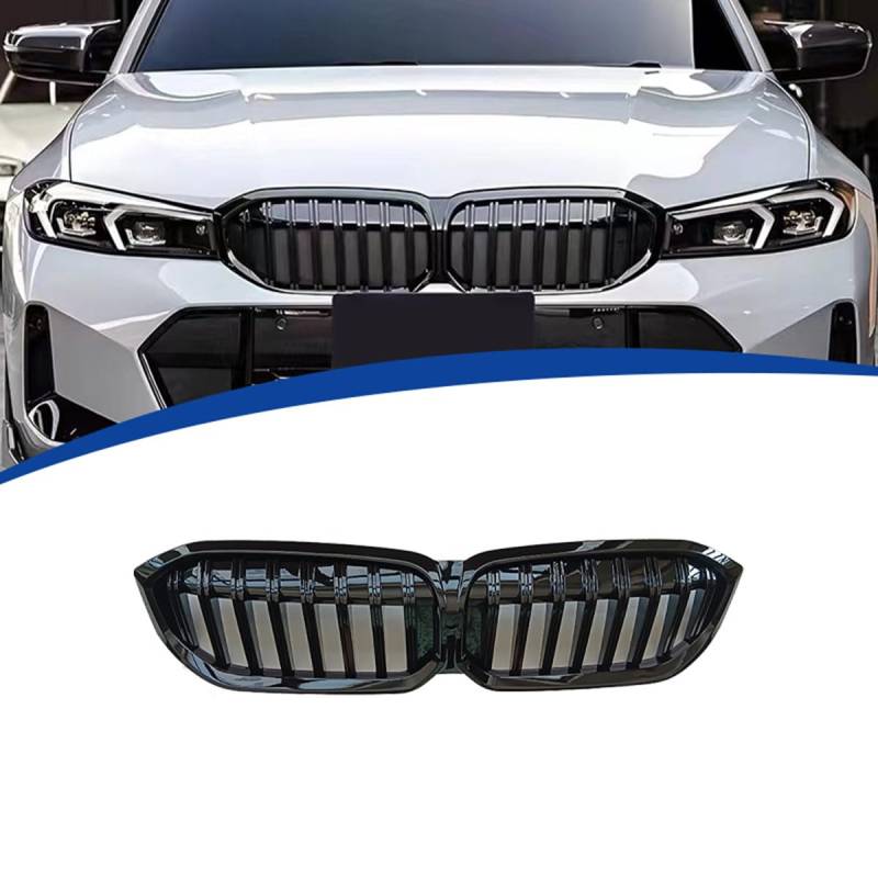 Auto Front Kühlergrill Gitter für BMW 3 Series G20 2023-2024, Verschleißfest Wetterfest Langlebig Gitter Autogrill-Netz Ersatz Tuning Zubehör von EASHAN