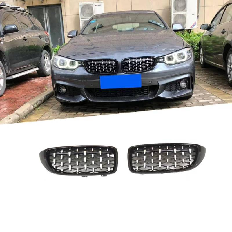 Auto Front Kühlergrill Gitter für BMW 4 Series F32 F33 F36 2013-2019, Verschleißfest Wetterfest Langlebig Gitter Autogrill-Netz Ersatz Tuning Zubehör von EASHAN