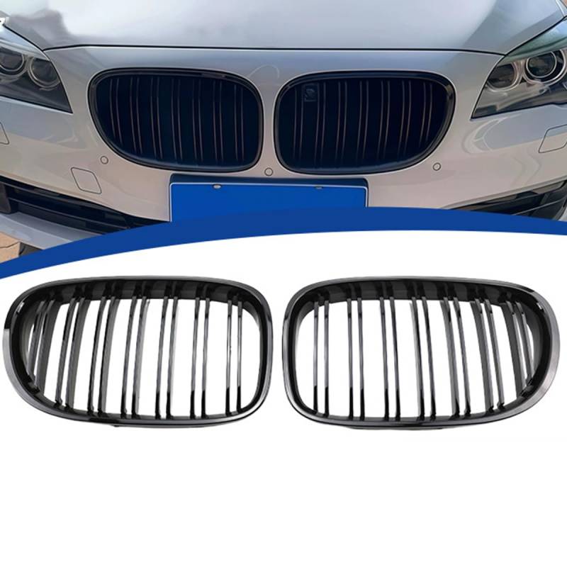 Auto Front Kühlergrill Gitter für BMW 7 Series F01 2008-2014, Verschleißfest Wetterfest Langlebig Gitter Autogrill-Netz Ersatz Tuning Zubehör von EASHAN