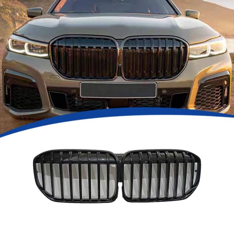 Auto Front Kühlergrill Gitter für BMW 7 Series G11 G12 2019-2022, Verschleißfest Wetterfest Langlebig Gitter Autogrill-Netz Ersatz Tuning Zubehör von EASHAN