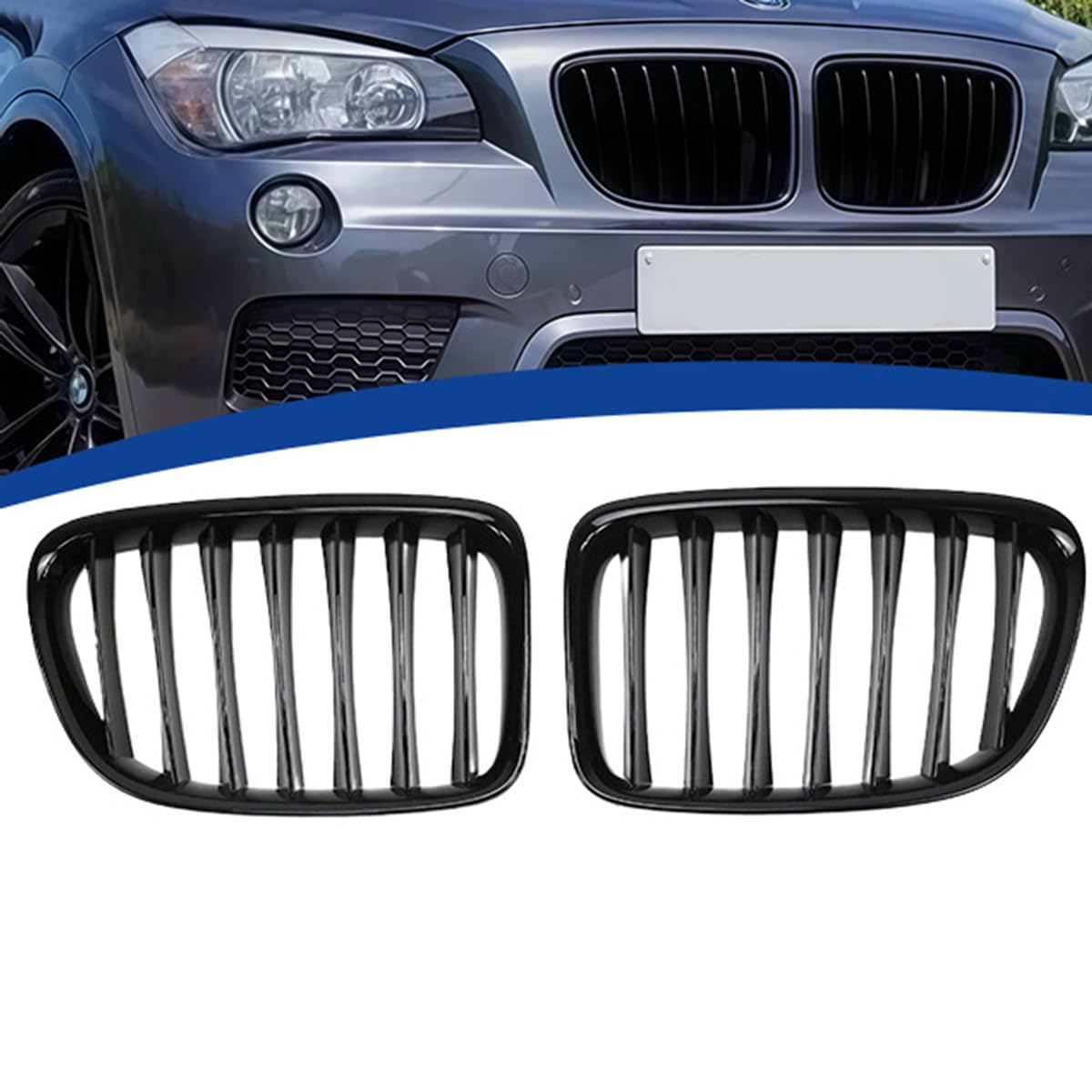 Auto Front Kühlergrill Gitter für BMW X1 E84 2009-2016, Verschleißfest Wetterfest Langlebig Gitter Autogrill-Netz Ersatz Tuning Zubehör von EASHAN