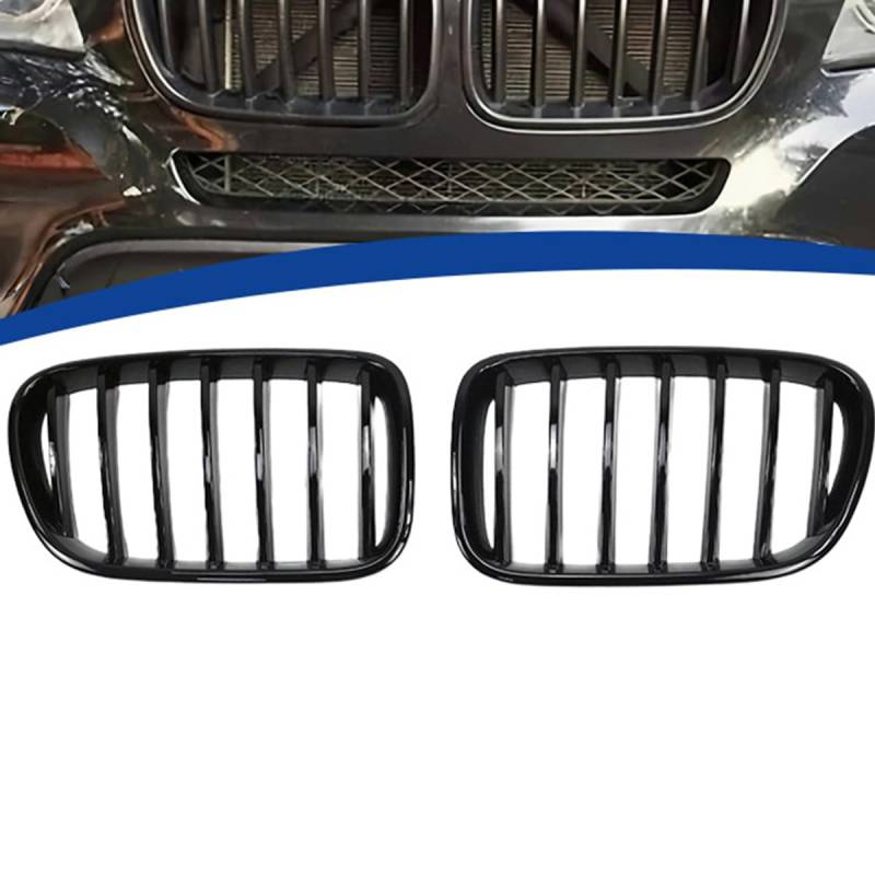 Auto Front Kühlergrill Gitter für BMW X3 F25 2010-2013, Verschleißfest Wetterfest Langlebig Gitter Autogrill-Netz Ersatz Tuning Zubehör von EASHAN