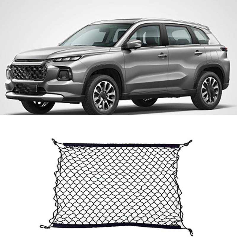 Auto Kofferraumnetz Gepäcknetz für Suzuki Vitara Escudo LY 2016 2019 IV 4 2015~2023, Elastisches Dauerhaft Aufbewahrungsnetz Innenzubehör von EASHAN