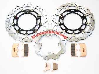 BRAKING WAVE SK BREMSSCHEIBEN SET (2) VORNE FÜR MV AGUSTA BRUTALE 910 R F411AC/AD 2006 von EBC Brakes