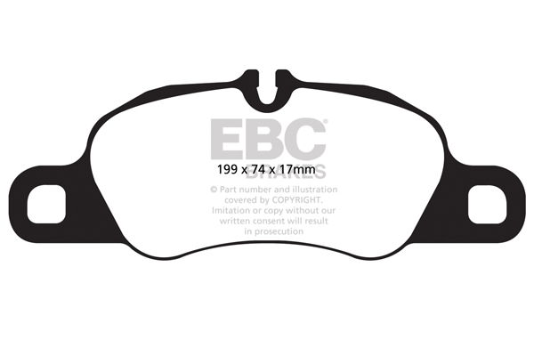 Bremsbelagsatz, Scheibenbremse Vorderachse EBC Brakes DP32057C von EBC Brakes