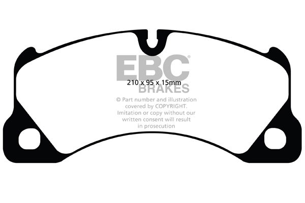 Bremsbelagsatz, Scheibenbremse Vorderachse EBC Brakes DP41835R von EBC Brakes