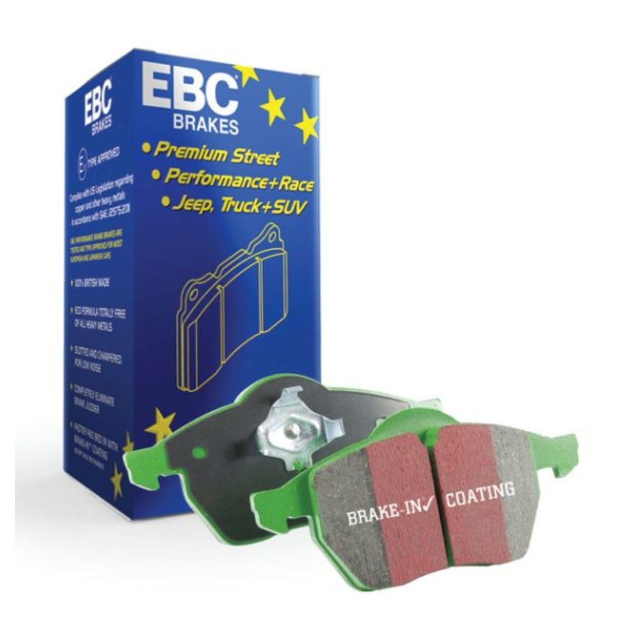 EBC Brake DP22254 Bremsbeläge Frena Sportiva Greenstuff 2000 Series von EBC Brakes