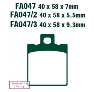 EBC Brakes Bremsbelagsatz FA047 Bremsbeläge,Bremsklötze,Bremssteine,Bremsbeläge & Bremsbelagsatz,Bremsklötze & Bremsbelagsatz von EBC Brakes