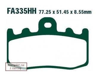 EBC Brakes Bremsbelagsatz FA335HH Bremsbeläge,Bremsklötze,Bremssteine,Bremsbeläge & Bremsbelagsatz,Bremsklötze & Bremsbelagsatz von EBC Brakes