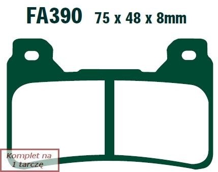 EBC Brakes Bremsbelagsatz FA390HH Bremsbeläge,Bremsklötze,Bremssteine,Bremsbeläge & Bremsbelagsatz,Bremsklötze & Bremsbelagsatz von EBC Brakes