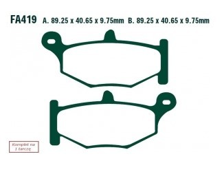 EBC Brakes Bremsbelagsatz FA419HH Bremsbeläge,Bremsklötze,Bremssteine,Bremsbeläge & Bremsbelagsatz,Bremsklötze & Bremsbelagsatz von EBC Brakes