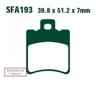 EBC Brakes Bremsbelagsatz SFA193 Bremsbeläge,Bremsklötze,Bremssteine,Bremsbeläge & Bremsbelagsatz,Bremsklötze & Bremsbelagsatz von EBC Brakes