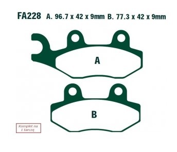 EBC Brakes Bremsbelagsatz SFA228 Bremsbeläge,Bremsklötze,Bremssteine,Bremsbeläge & Bremsbelagsatz,Bremsklötze & Bremsbelagsatz von EBC Brakes