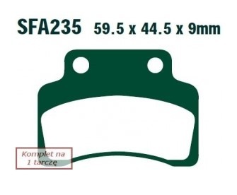 EBC Brakes Bremsbelagsatz SFA235 Bremsbeläge,Bremsklötze,Bremssteine,Bremsbeläge & Bremsbelagsatz,Bremsklötze & Bremsbelagsatz von EBC Brakes