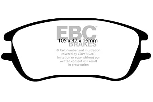 EBC Brakes DP1596 Blackstuff Bremsbeläge von EBC Brakes